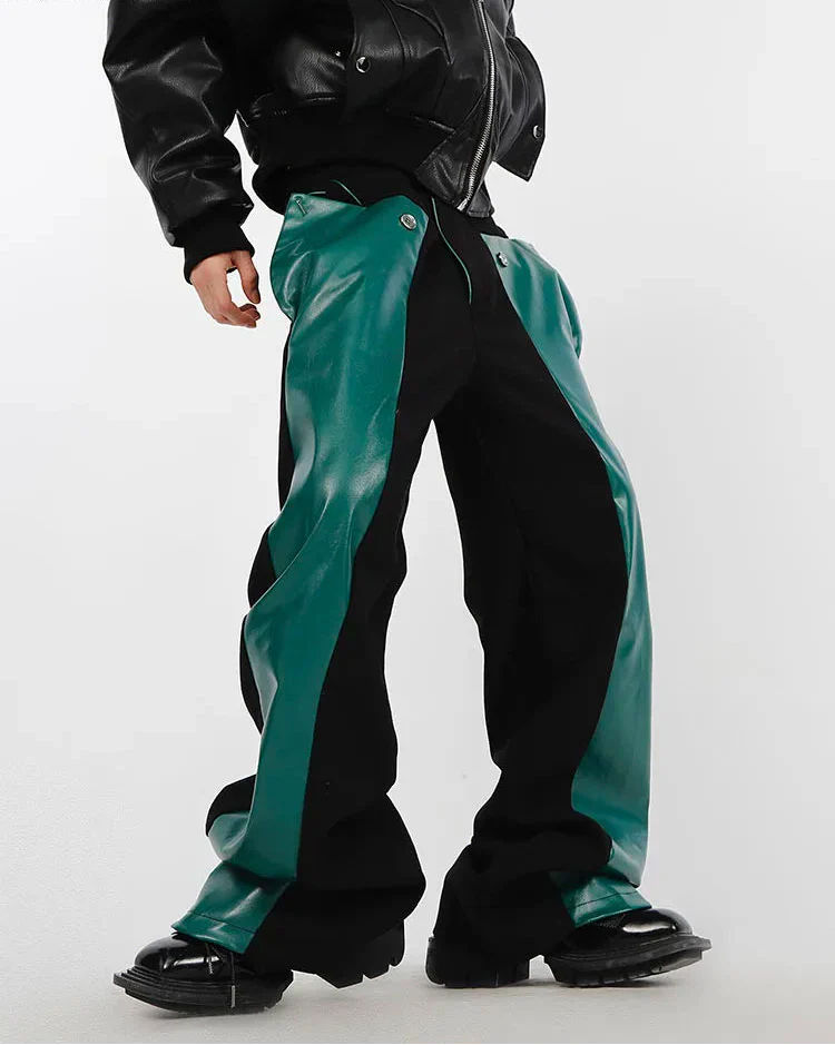 Cyperpunk Loose Patchwork Pants