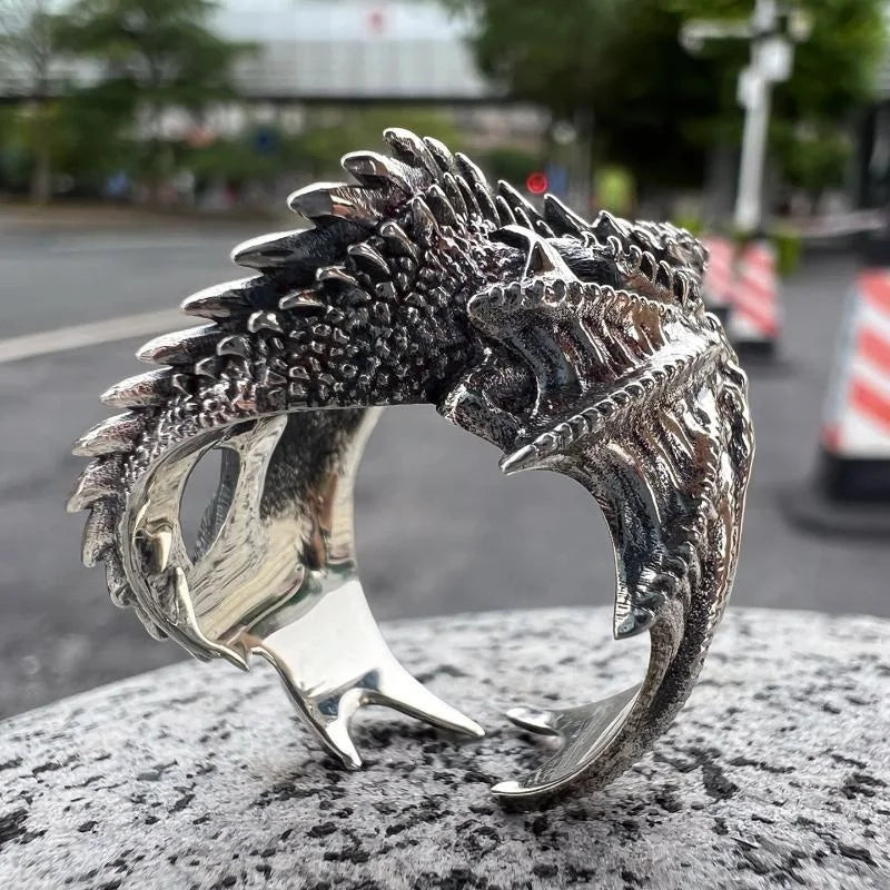 Dragon Wings Gothic Punk Rings