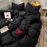 Blue Heart Bedding Set