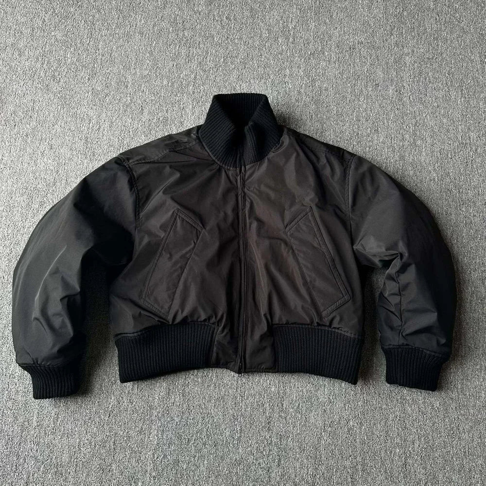 Korean Style Padded Winter Bomber Jacket