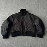 Korean Style Padded Winter Bomber Jacket