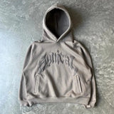Y2K Letter Print Zip Vintage Hoodie