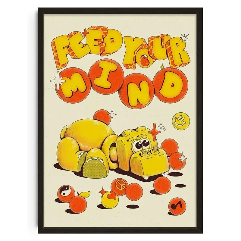 Retro Abstract Soul Classic Wall Art