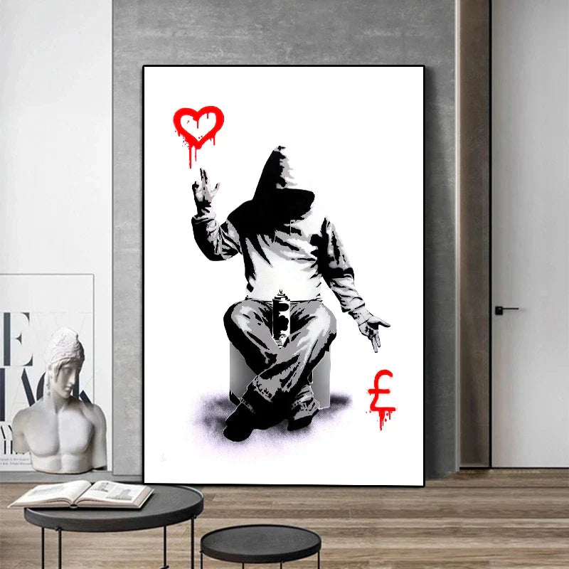Modern Street Graffiti Art Poster
