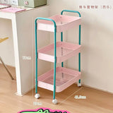 Pink 3-Layer Storage Shelf