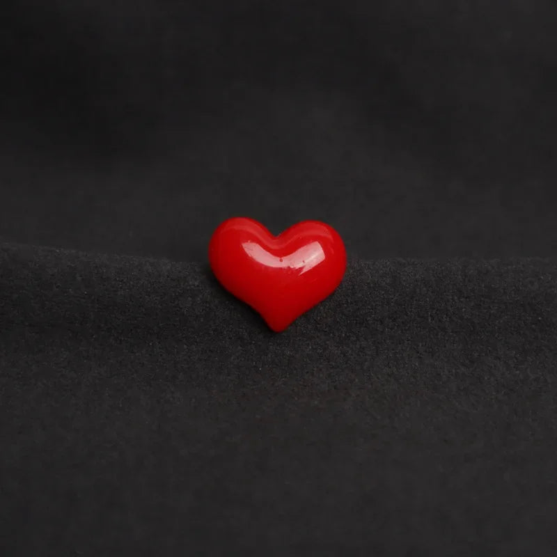 Cute Red Heart Romantic Pin