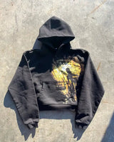 Retro Graphic Prints Zipper Hoodies