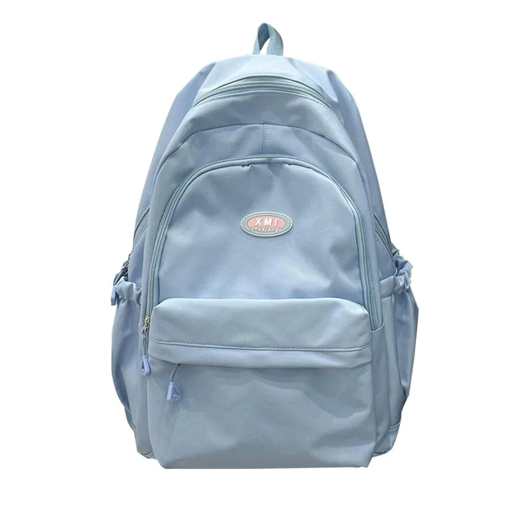 Nylon Multi-pocket School Backpack