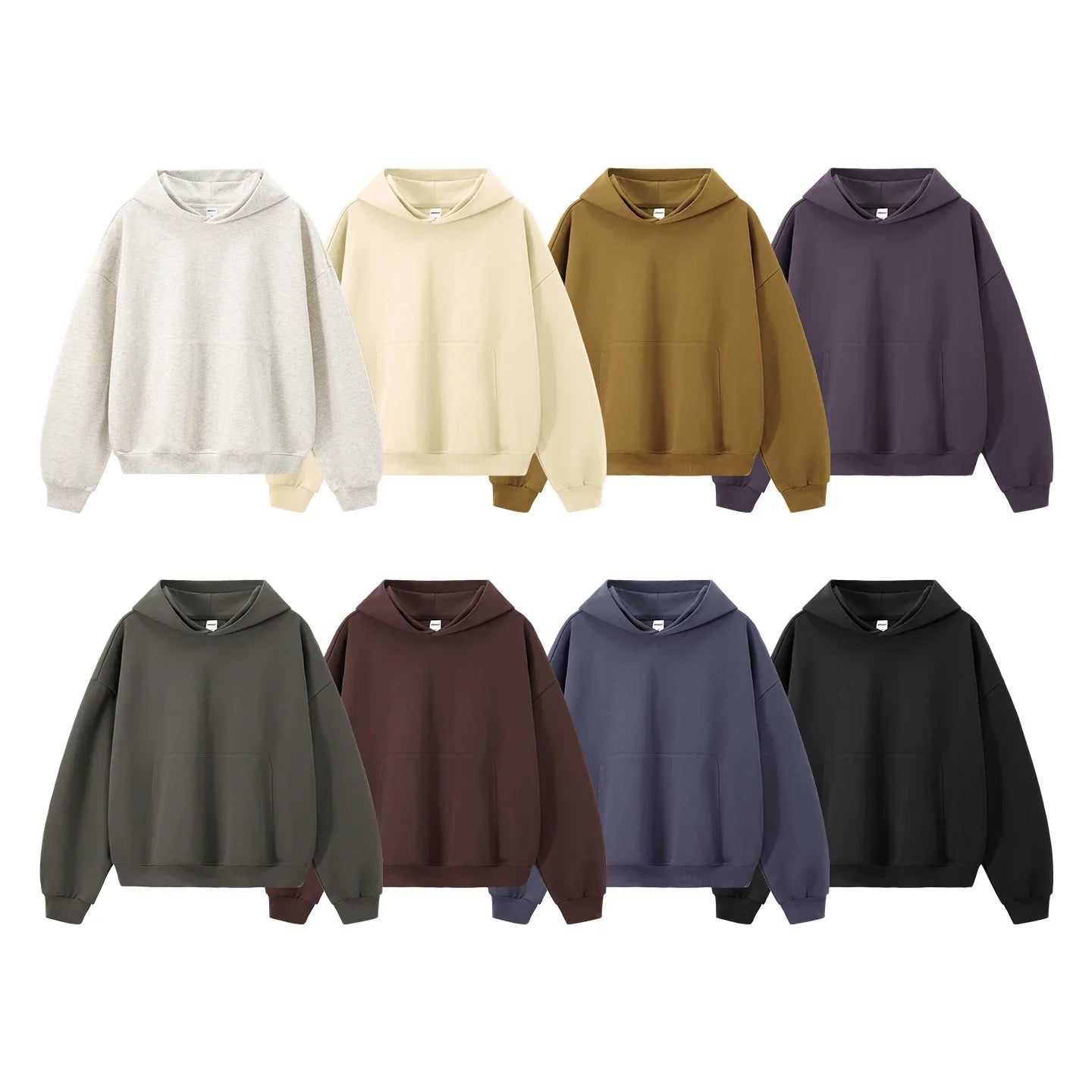 Autumn Dragon Scale Oversized Hoodie