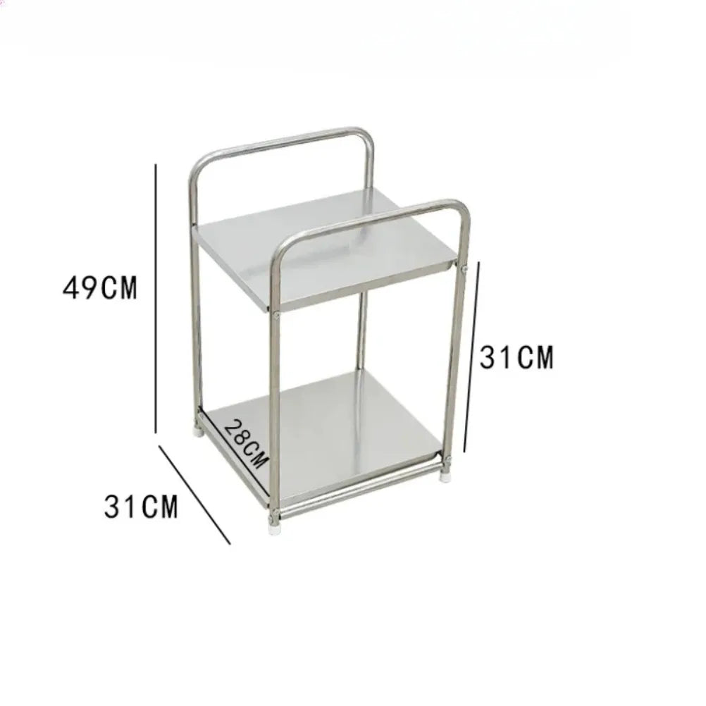 Retro Stainless Steel Side Table