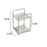Retro Stainless Steel Side Table