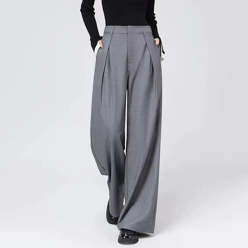 Corporate Girl High Waist Baggy Pants