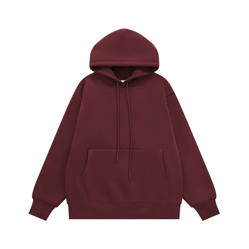 Premium Samt-Fleece-Kapuzenpullover