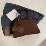 Corporate Girl Fancy Solid Color Shoulder Bag