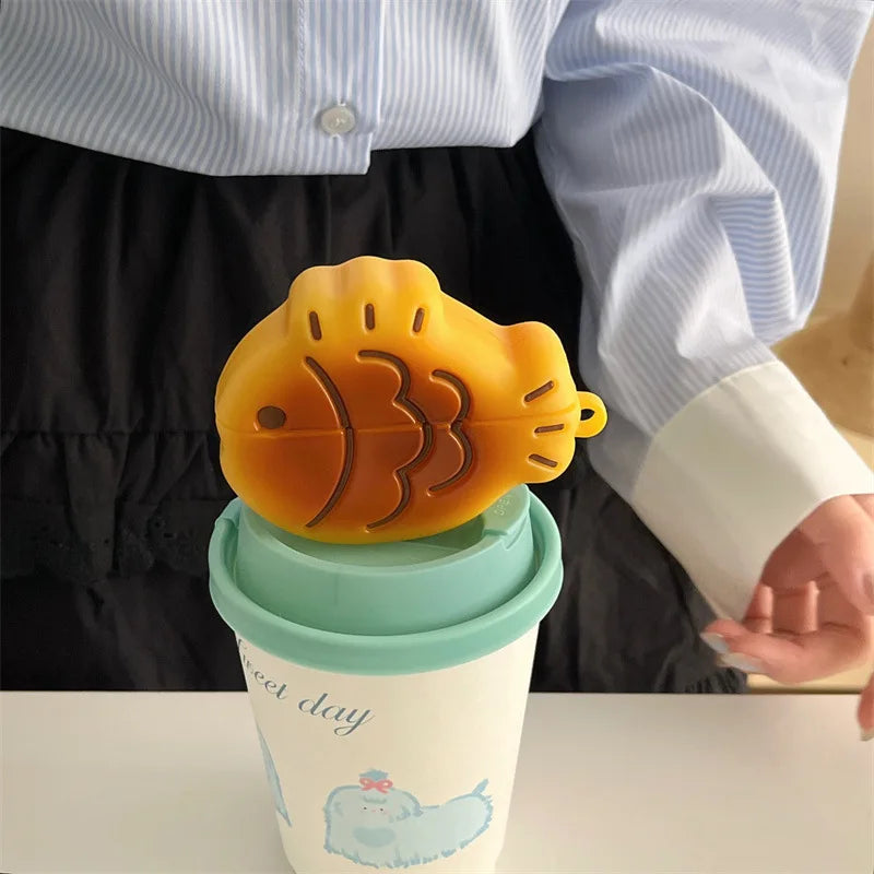 3D Funny Fish Accessories AirPods Cases