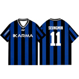 Karma Stripped Fußball-T-Shirt