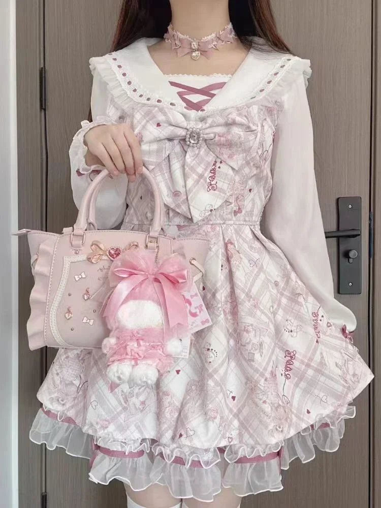 Coquette Bow Princess Mini Dress