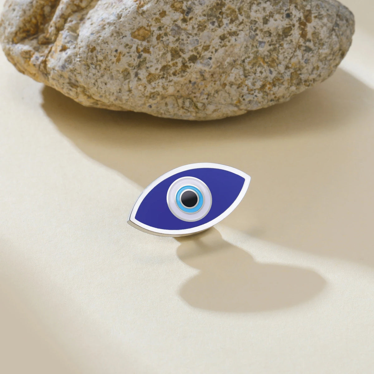 Lucky Blue Evil Eye Pin