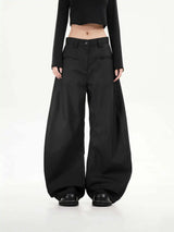 Corporate Girlie Black Wide Leg Pants