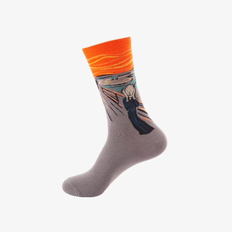 Classic Famous Art Cotton Socks