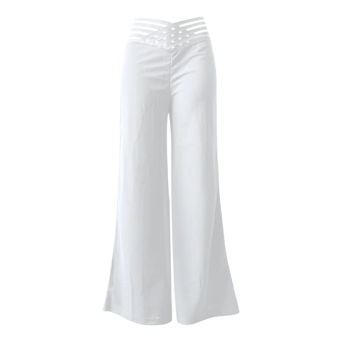 Elegant Women Flared Lady Pants