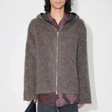 American Style Hooded Zipper Sweater