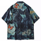 Butterfly Print Summer Beach Shirt