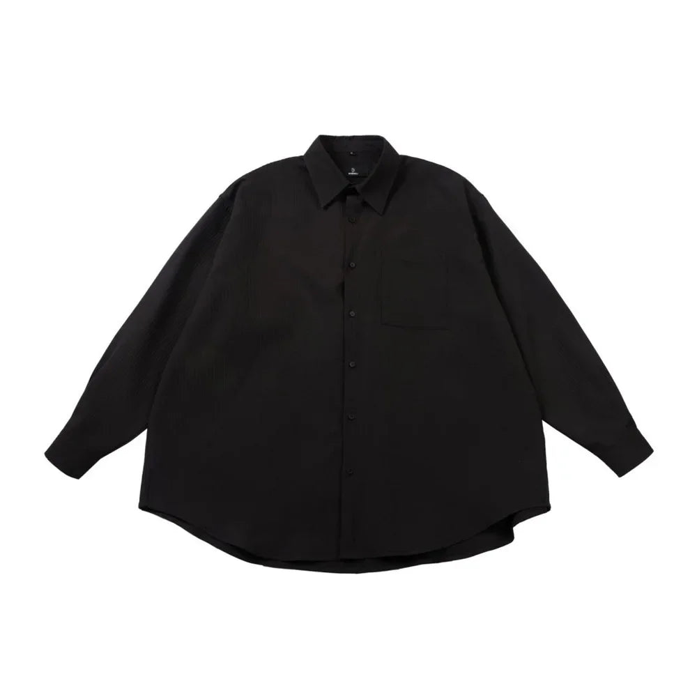 Japanese Oversize Long Sleeve Shirt