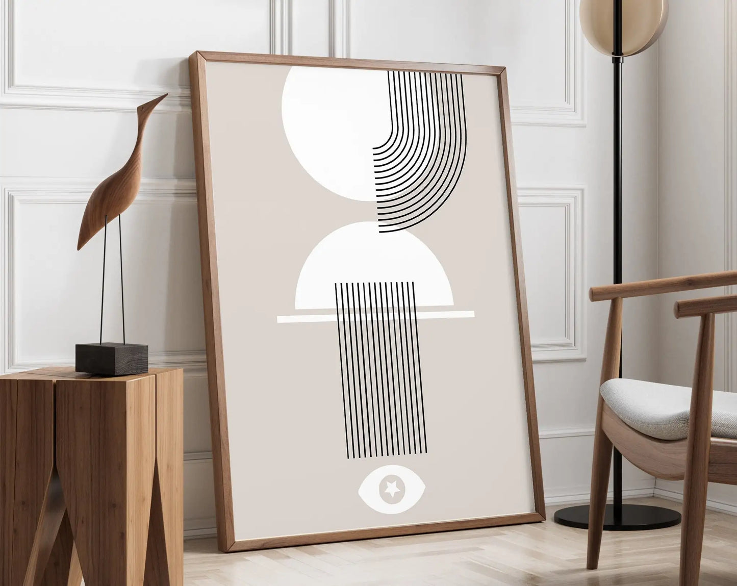 Modernist Geometric Canvas Poster