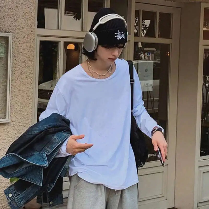Korean Style Casual Long T-Shirt