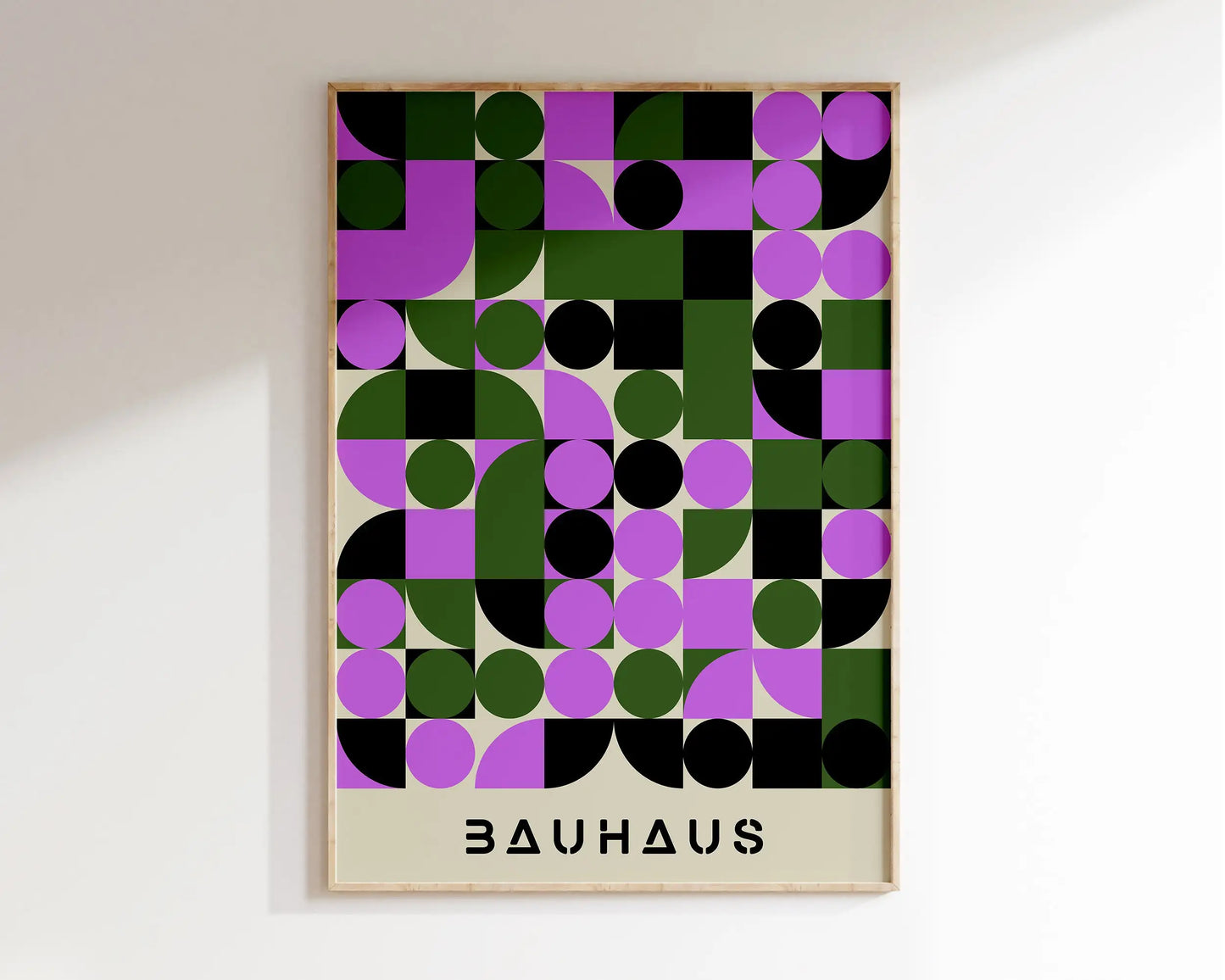 Modernist Geometric Canvas Poster