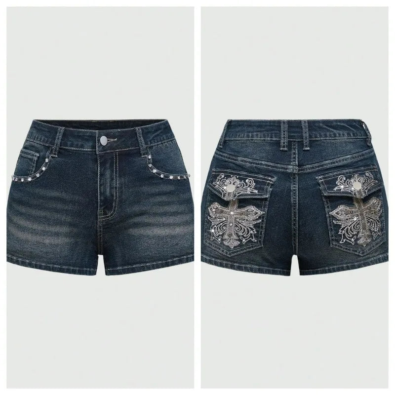 Low Waist Summer Mini Denim Shorts