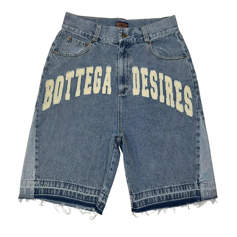 Retro American Style Denim Shorts