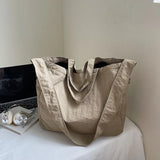 Bolso de hombro de nailon estilo "Lazy"