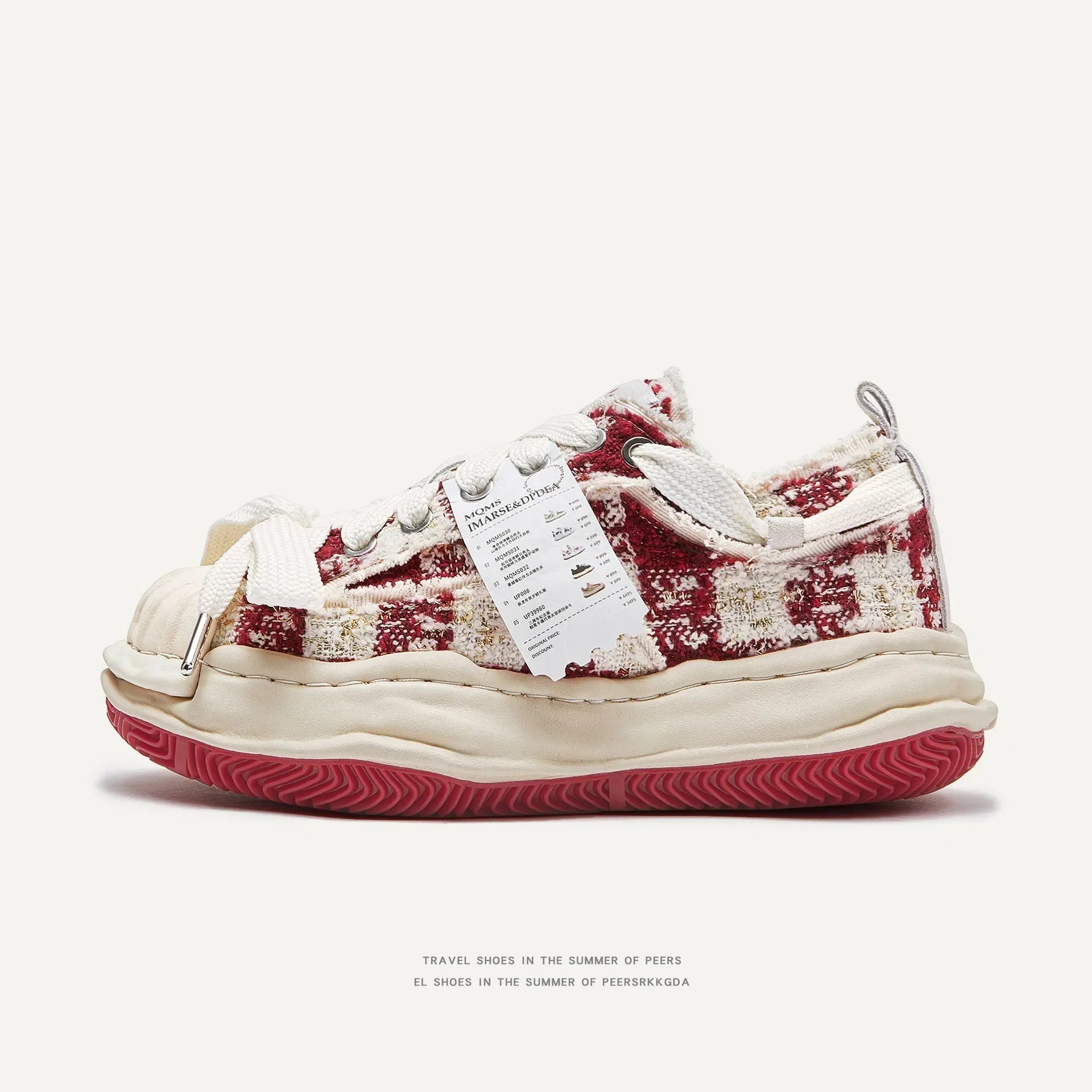 Retro Destroyer School Sneakers for Couples