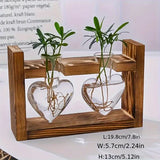 Creative Wooden Frame Small Vintage Vase