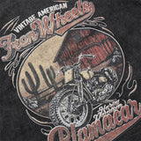 Oversize Vintage Landscape Printed T-Shirt