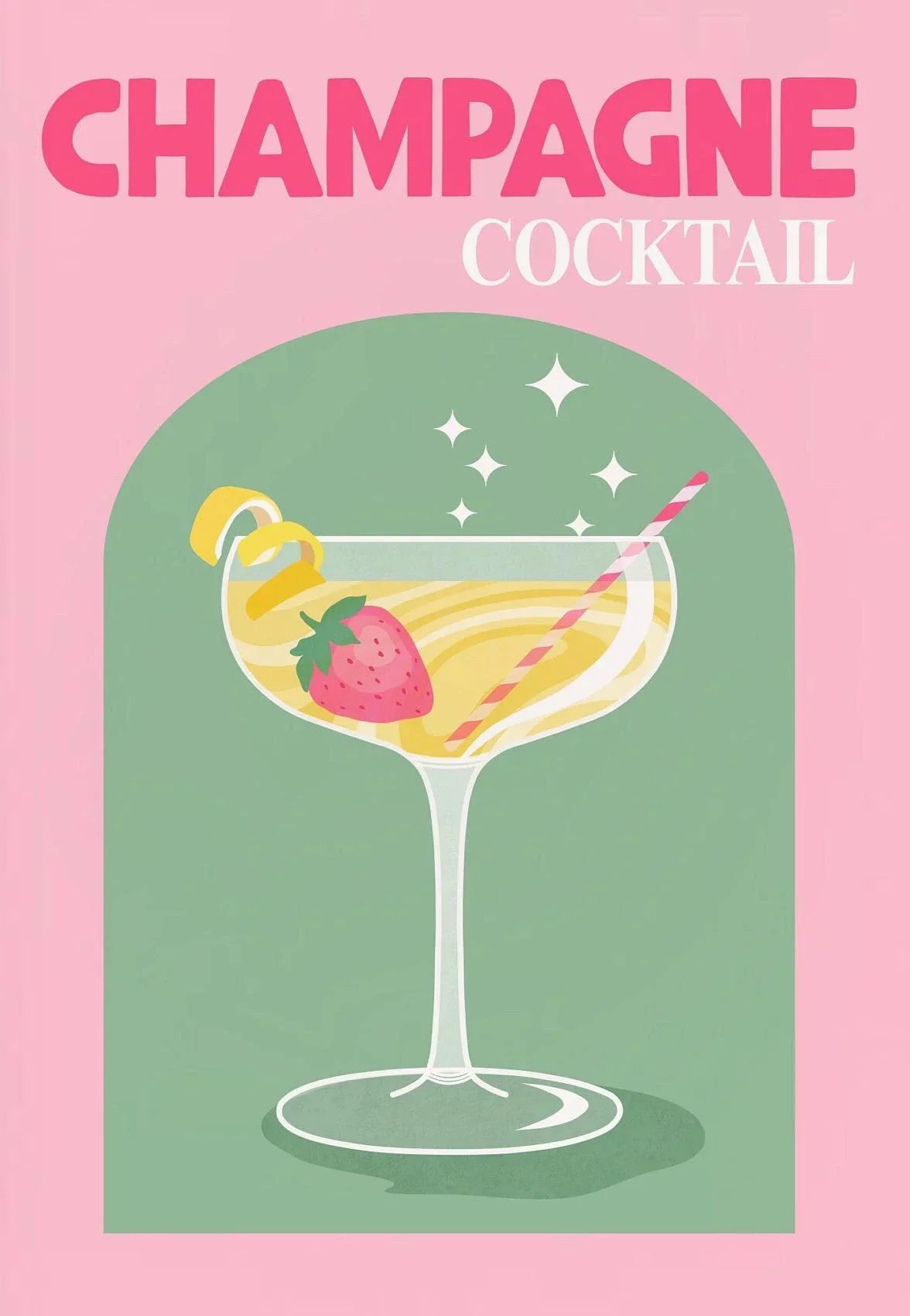 Colorful Cocktail Drinks Posters
