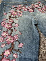 Cherry Blossom Straight Leg Jeans