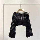 Crochet Fishnet Crop Top