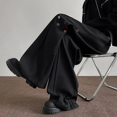 Grunge Wide-leg Soft Boy Pants