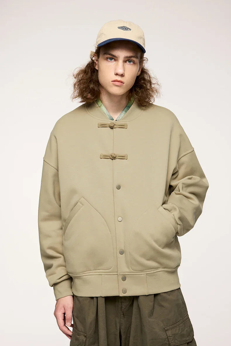 Elegant Chinese Style Fleece Jacket