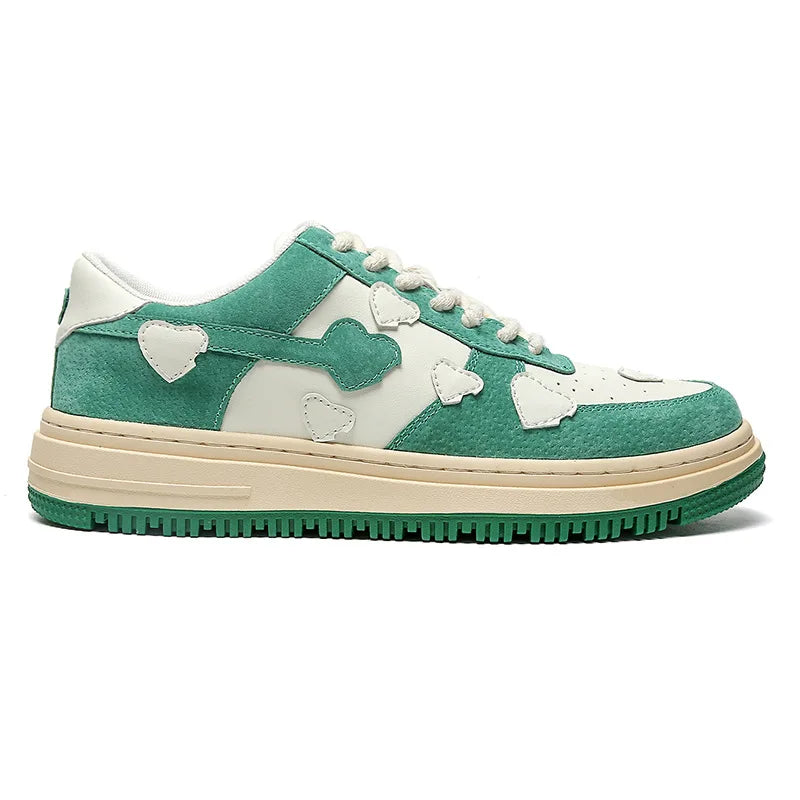 School Classic Cowhide Multicolor Sneakers