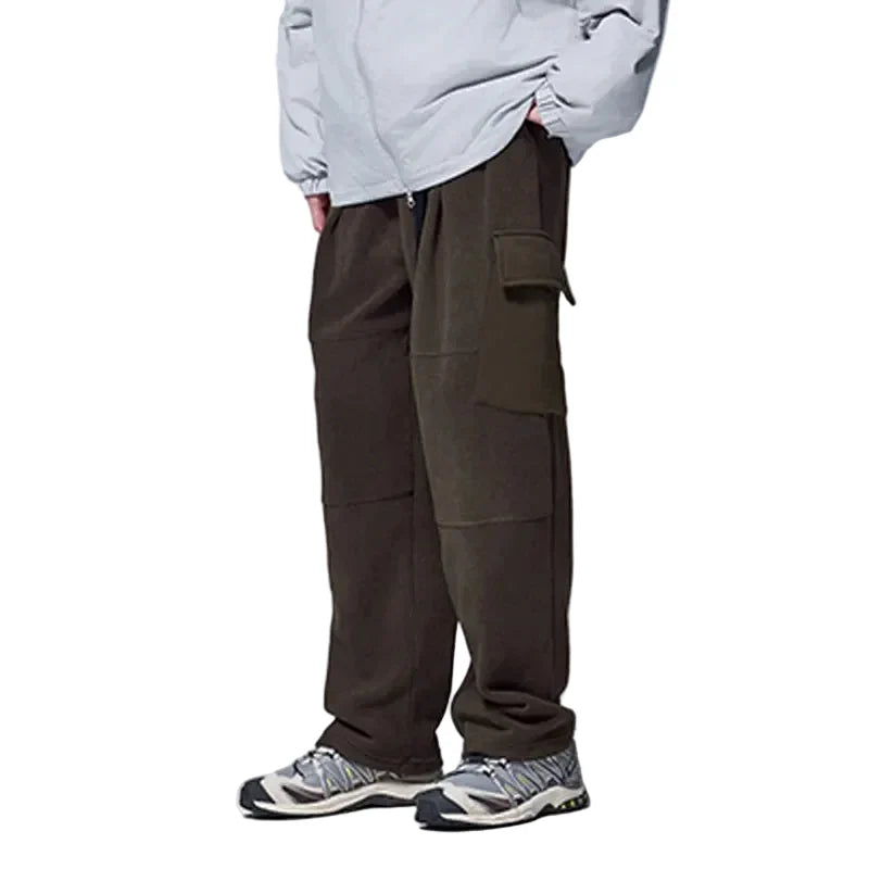 Pantalones de chándal cargo de color liso
