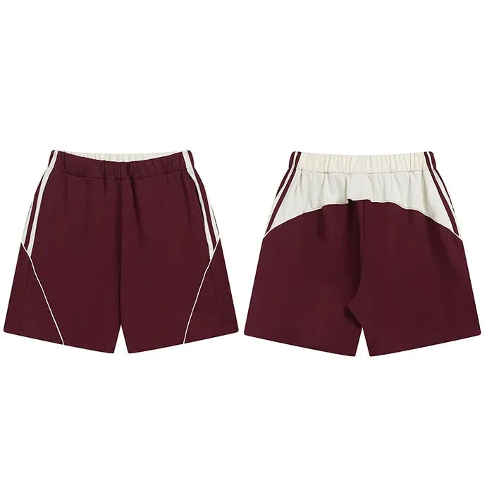Varsity Patchwork Baggy Short