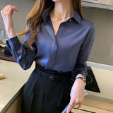 Corporate Girl Silk Shirt