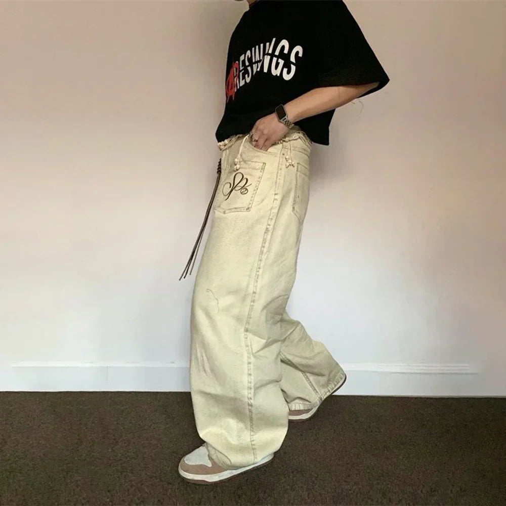 Y2K Loose Straight Jeans