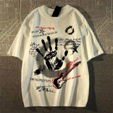 Vintage Hand Print Short Sleeve T-Shirt