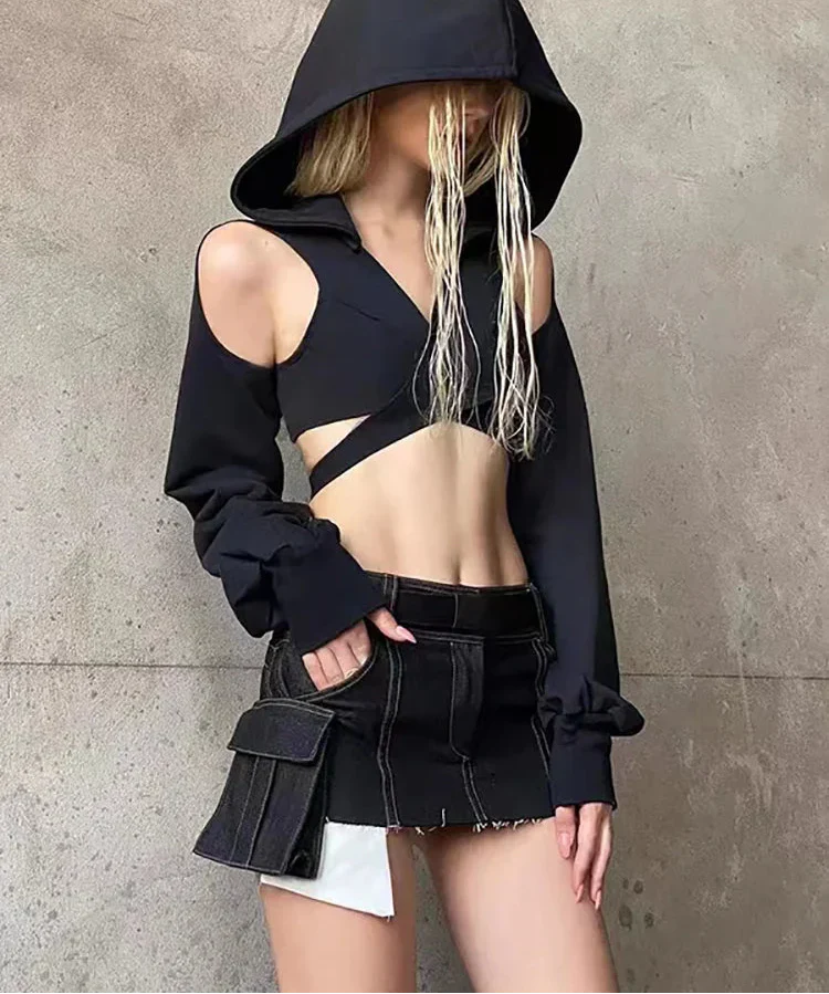 Cyperpunk Irregular Street Hoodie
