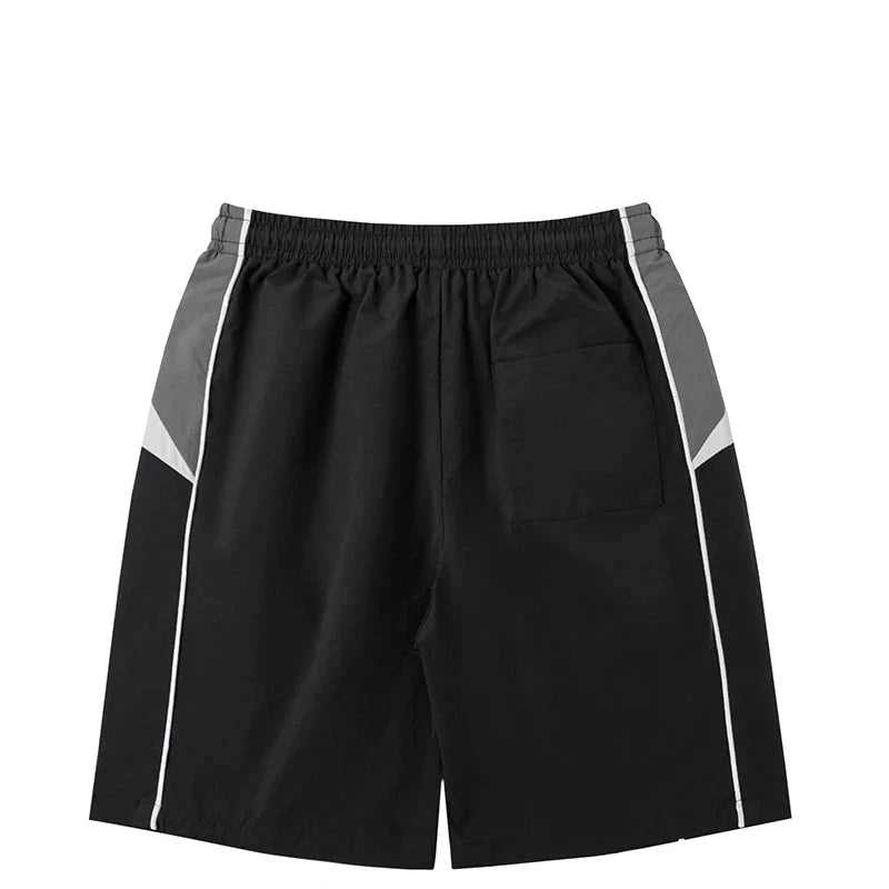 Hip-Hop-Streetwear Baggy Patchwork-Shorts